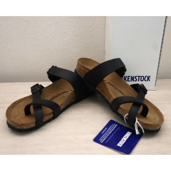 Birkenstock 1015555 Kids Sz EUR 33 US Ladies 2N Black Mayari Birko-Flor Sandals - Picture 2 of 16